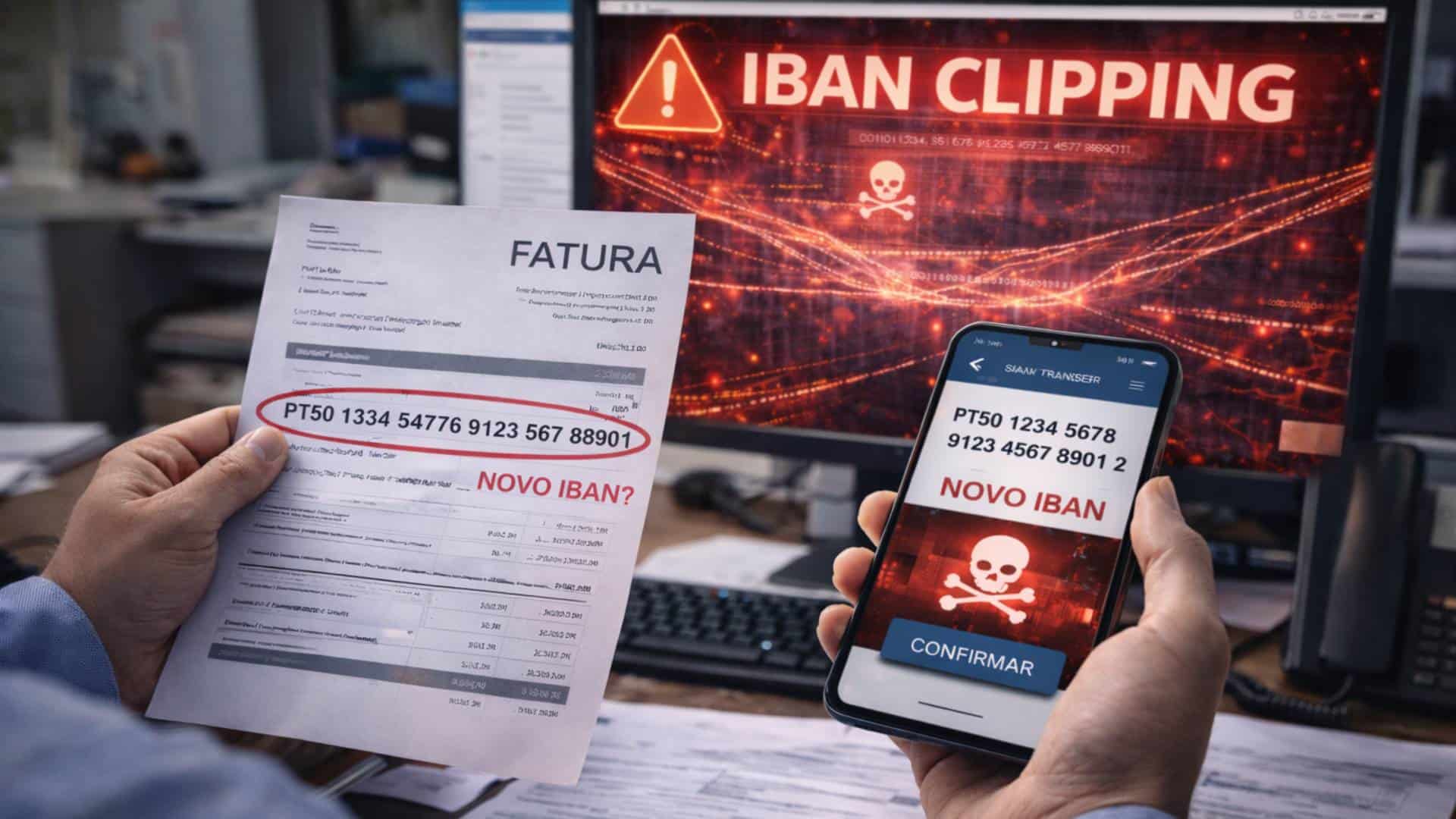 fraude iban clipping
